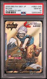 PSA 10 BULMA SB01-045 DRAGON BALL MANGA BOOSTER JP