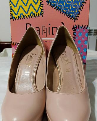 Scarpe con tacco Raffinè cipria