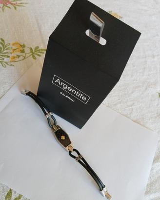 Bracciale Uomo Morellato - Acciaio, Oro 18k