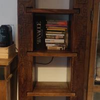 Libreria Etnica in Legno Massello di teak