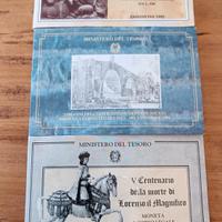 3 monete argento Lire 500