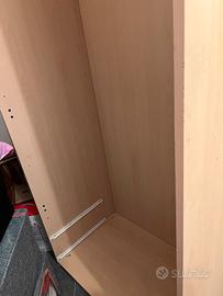 Armadio 2 ante + ripiani