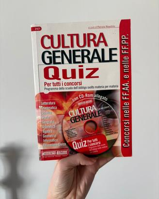 Libro Cultura Generale Quiz + cd