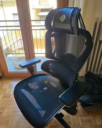 Sedia gaming ergonomica