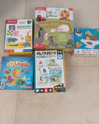 giochi bambini 3-6 anni