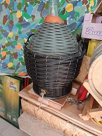 Damigiana 54 l. Vetro con rubinetto.