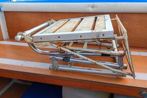 scaletta pieghevole inox pedana