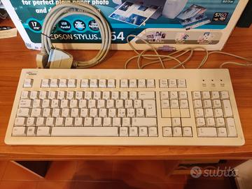 tastiera PC vintage Siemens Fujitsu 