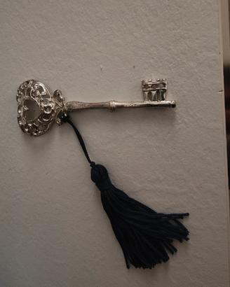 chiave argento segnalibro