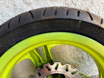 Cerchio con gomma Malaguti f12r minarelli orizz