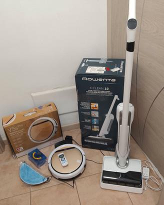 robot ILife v5s Pro lavapavimenti Rowenta x clean