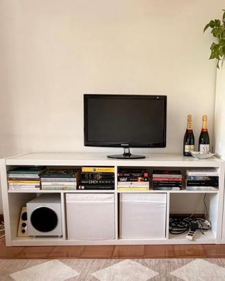 Mobile tv kallax Ikea bianco