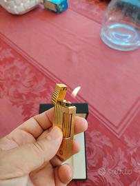  Accendino Dunhill Rollagas Placcato Oro - Fondo d