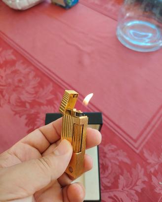  Accendino Dunhill Rollagas Placcato Oro - Fondo d