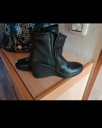 stivali lumberjack  n36 in pelle