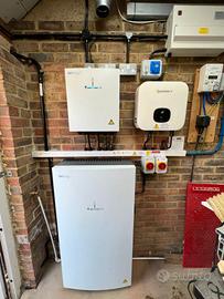 kit 6kw con 10kw di accumulo al litio fotovoltaico