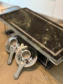 Pietra lavica per tenere caldi alimenti