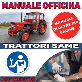 MANUALE OFFICINA TRATTORI SAME IN ITALIANO