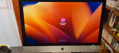2017 APPLE IMAC 27/3.4QC/8gb/1TB-  Come nuovo