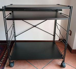 Mini scrivania mobile per computer 67 X 45 X 74 cm