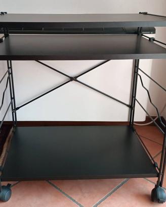 Mini scrivania mobile per computer 67 X 45 X 74 cm