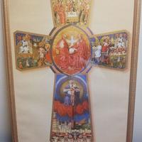 Quadro con conice e vetro la passione del cristo