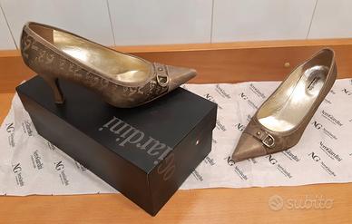 Scarpe n. 37 decollete bronzo Nero Giardini