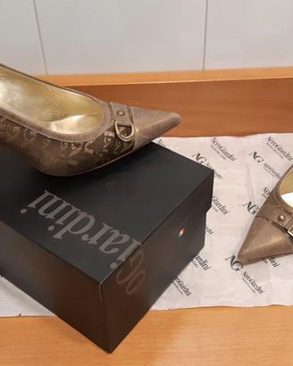 Scarpe n. 37 decollete bronzo Nero Giardini