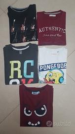 5 magliette 7-8 anni 