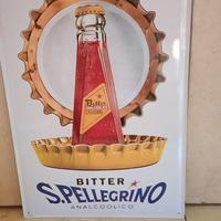 Cartello pubblicità Bitter San Pellegrino del 1990