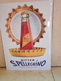 Cartello pubblicità Bitter San Pellegrino del 1990