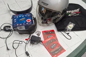 casco nolan n 43 con interfono 