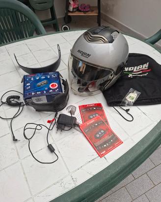 casco nolan n 43 con interfono 