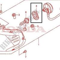 Honda sh 300 ferma lampada faro 2006 2010