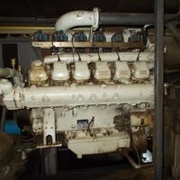 Motore a gas MAN completo di alternatore –