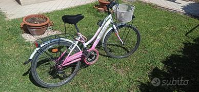 BICICLETTA BAMBINA 10 ANNI RUOTA 24