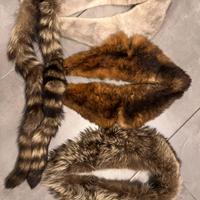 Set di colli in pelliccia per cappotti