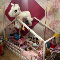 Letto a casetta bimba/o
