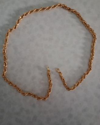 Collana Dorata a Catena Intrecciata del 1975-1976