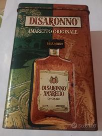 Scatola latta Vintage Disaronno Amaretto originale