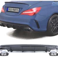 DIFFUSORE MERCEDES CLA C117 16-19 AMG NERO LUCIDO 