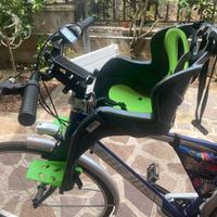Seggiolino anteriore bicicletta per bambino