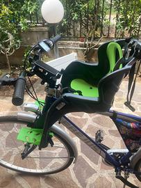 Seggiolino anteriore bicicletta per bambino