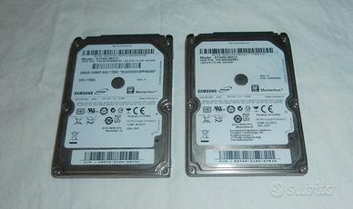 LOTTO DUE HARD DISK 500 GB SAMSUNG SATA 2,5"