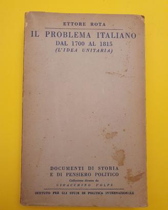 Il problema italiano dal 1700 al 1815