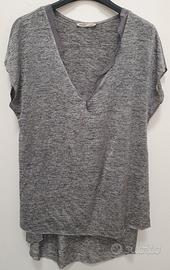 maglia morbida Zara taglia m griglia 