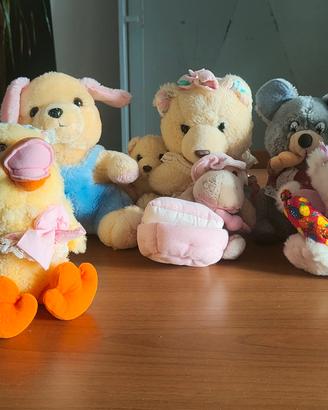 Lotto peluche vintage 1€ cad.