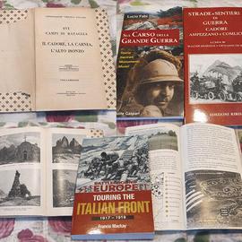 4 Libri Guide itinerari Guerra 1915-1918