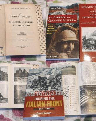 4 Libri Guide itinerari Guerra 1915-1918