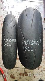 gomme moto super Corsa 120 70 17 180 60 17